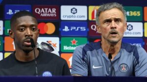 Así hemos visto a Luis Enrique y Dembélé en la rueda de prensa previa a la final