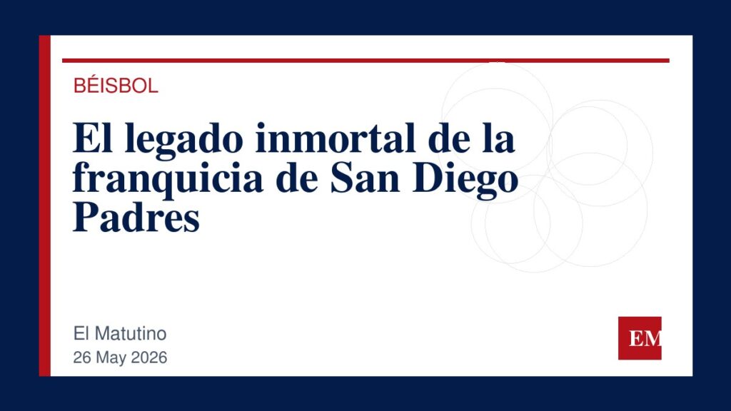 Imagen editorial de El Matutino para El legado inmortal de la franquicia de San Diego Padres