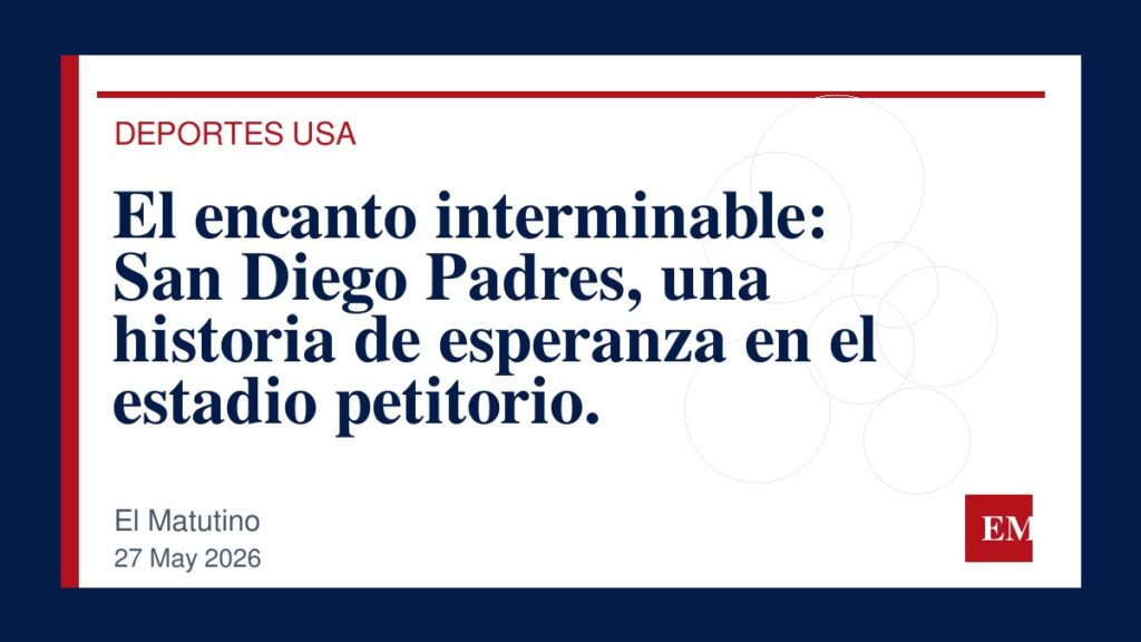 Imagen editorial de El Matutino para El encanto interminable: San Diego Padres, una historia de esperanza en el estadio petitorio.
