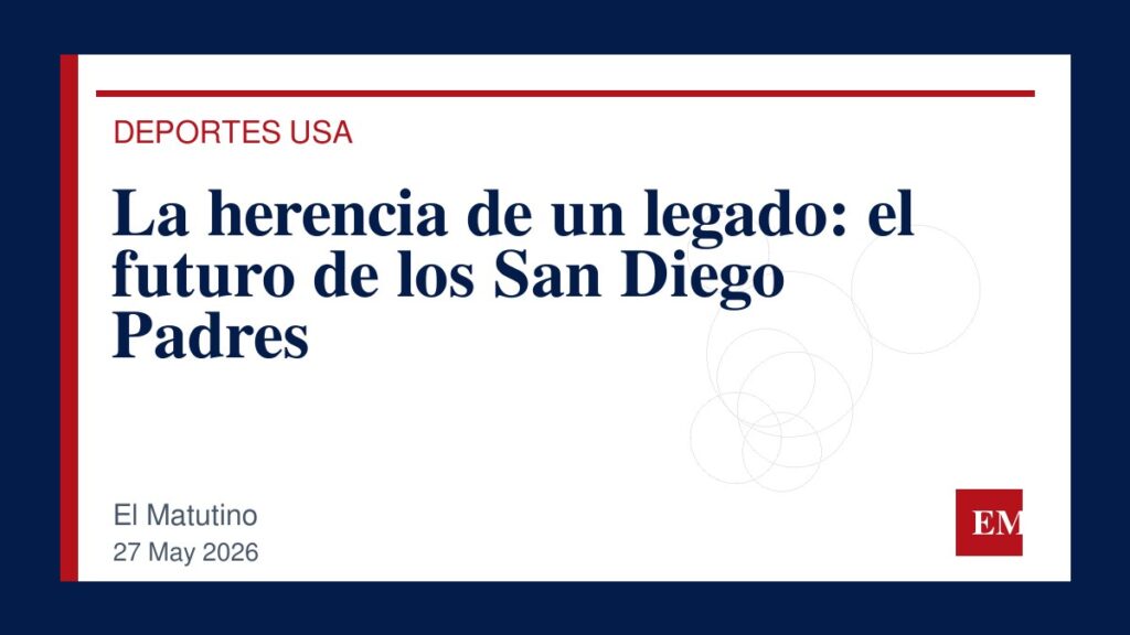 Imagen editorial de El Matutino para La herencia de un legado: el futuro de los San Diego Padres
