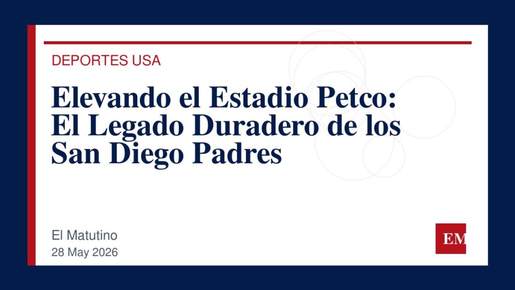 Imagen editorial de El Matutino para Elevando el Estadio Petco: El Legado Duradero de los San Diego Padres