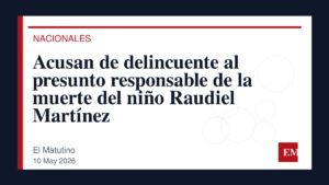 Imagen editorial de El Matutino para Acusan de delincuente al presunto responsable de la muerte del niño Raudiel Martínez