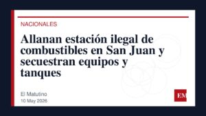 Imagen editorial de El Matutino para Allanan estación ilegal de combustibles en San Juan y secuestran equipos y tanques