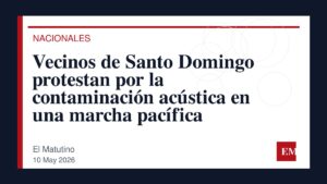 Imagen editorial de El Matutino para Vecinos de Santo Domingo protestan por la contaminación acústica en una marcha pacífica