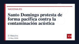 Imagen editorial de El Matutino para Santo Domingo protesta de forma pacífica contra la contaminación acústica