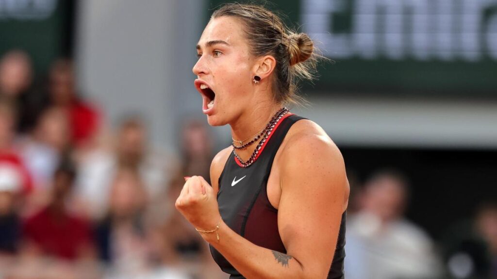 Sabalenka cae en la final sin compañía en el Torneo de Roland Garros.