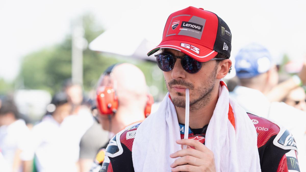 Bagnaia: "Estábamos a 101 puntos y la verdad que hemos tenido suerte contra Aprilia"