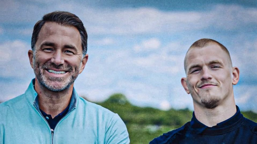 ¡Ian Garry, al otro bando! El irlandés ficha por la agencia de representación de Eddie Hearn, rival acérrimo de Dana White