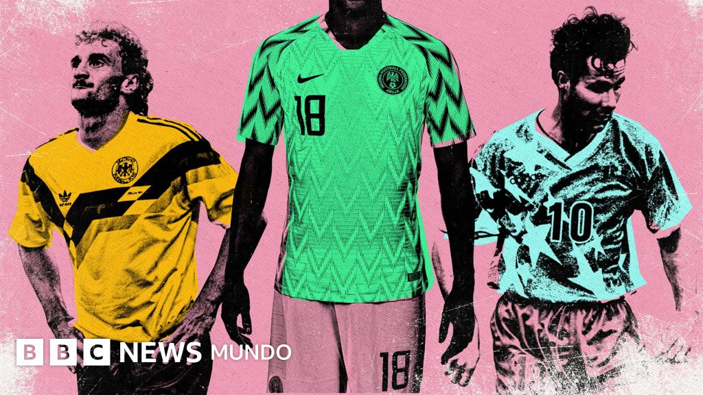 Las 10 marcas de camisetas más icónicas de la historia de los Mundiales de Fútbol.