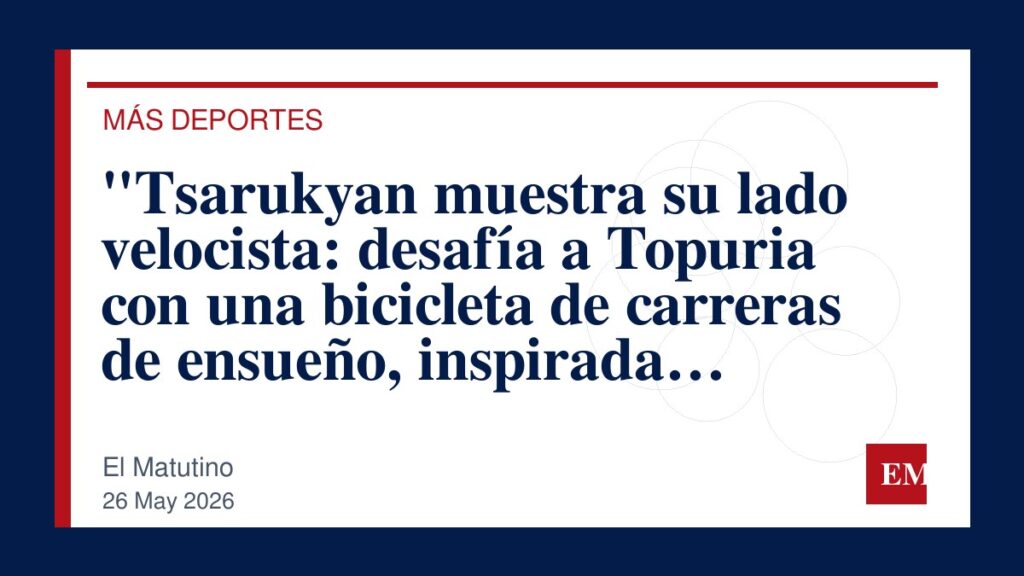 Imagen editorial de El Matutino para “Tsarukyan muestra su lado velocista: desafía a Topuria con una bicicleta de carreras de ensueño, inspirada…