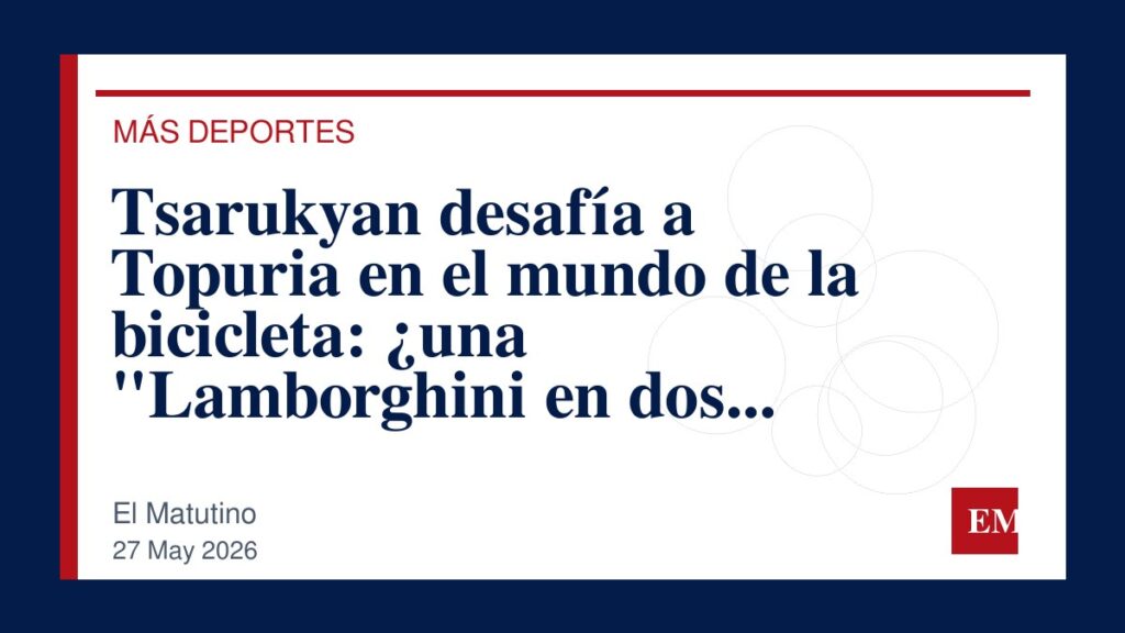 Imagen editorial de El Matutino para Tsarukyan desafía a Topuria en el mundo de la bicicleta: ¿una “Lamborghini en dos ruedas” para el campeón del…