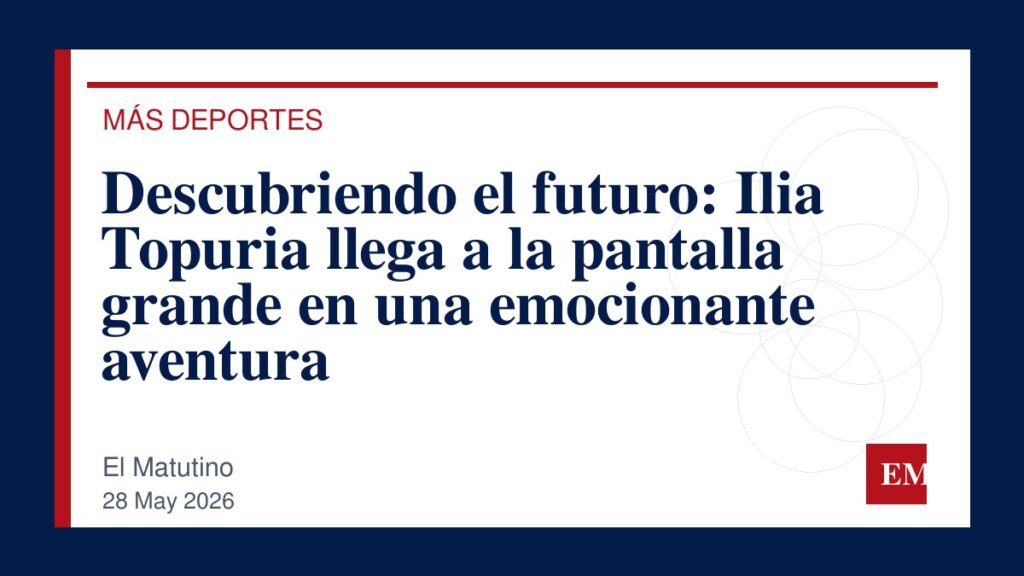 Imagen editorial de El Matutino para Descubriendo el futuro: Ilia Topuria llega a la pantalla grande en una emocionante aventura