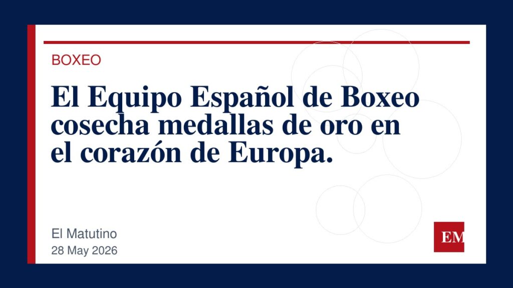 Imagen editorial de El Matutino para El Equipo Español de Boxeo cosecha medallas de oro en el corazón de Europa.