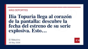 Imagen editorial de El Matutino para Ilia Topuria llega al corazón de la pantalla: descubre la fecha del estreno de su serie explosiva.

Esto…