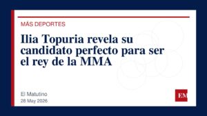 Imagen editorial de El Matutino para Ilia Topuria revela su candidato perfecto para ser el rey de la MMA