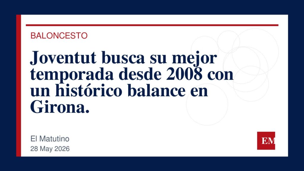 Imagen editorial de El Matutino para Joventut busca su mejor temporada desde 2008 con un histórico balance en Girona.