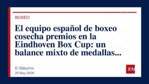 Imagen editorial de El Matutino para El equipo español de boxeo cosecha premios en la Eindhoven Box Cup: un balance mixto de medallas de plata y…