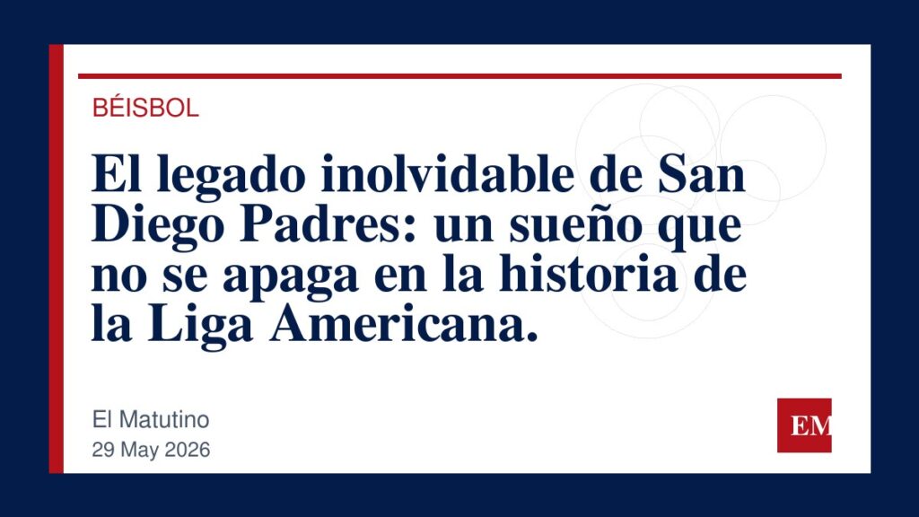 Imagen editorial de El Matutino para El legado inolvidable de San Diego Padres: un sueño que no se apaga en la historia de la Liga Americana.