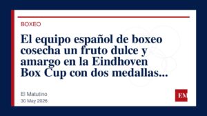 Imagen editorial de El Matutino para El equipo español de boxeo cosecha un fruto dulce y amargo en la Eindhoven Box Cup con dos medallas de plata…