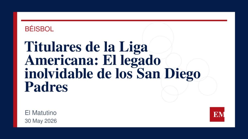 Imagen editorial de El Matutino para Titulares de la Liga Americana: El legado inolvidable de los San Diego Padres