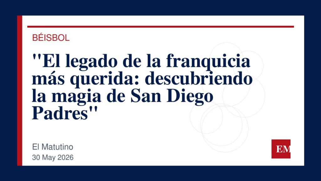 Imagen editorial de El Matutino para “El legado de la franquicia más querida: descubriendo la magia de San Diego Padres”