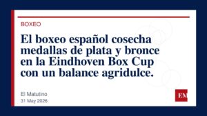 Imagen editorial de El Matutino para El boxeo español cosecha medallas de plata y bronce en la Eindhoven Box Cup con un balance agridulce.