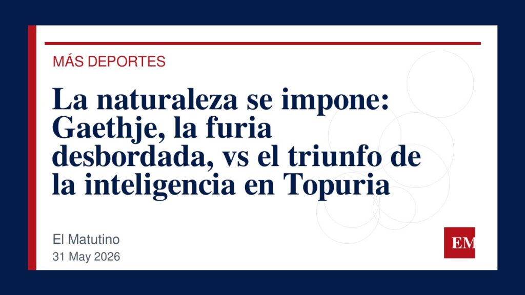 Imagen editorial de El Matutino para La naturaleza se impone: Gaethje, la furia desbordada, vs el triunfo de la inteligencia en Topuria