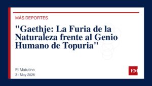 Imagen editorial de El Matutino para “Gaethje: La Furia de la Naturaleza frente al Genio Humano de Topuria”