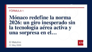 Imagen editorial de El Matutino para Mónaco redefine la norma 2026: un giro inesperado sin la tecnología aérea activa y una sorpresa en el…