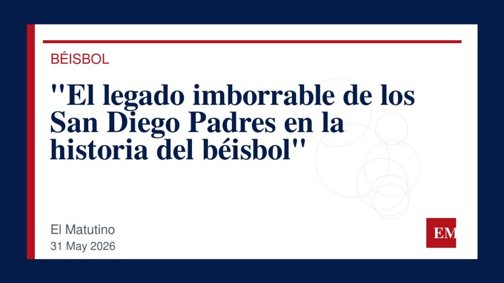 Imagen editorial de El Matutino para “El legado imborrable de los San Diego Padres en la historia del béisbol”