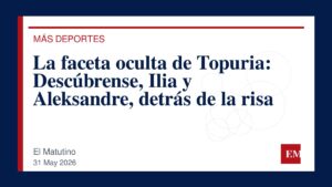 Imagen editorial de El Matutino para La faceta oculta de Topuria: Descúbrense, Ilia y Aleksandre, detrás de la risa