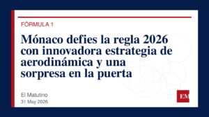 Imagen editorial de El Matutino para Mónaco defies la regla 2026 con innovadora estrategia de aerodinámica y una sorpresa en la puerta