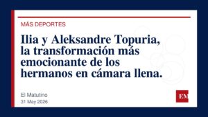 Imagen editorial de El Matutino para Ilia y Aleksandre Topuria, la transformación más emocionante de los hermanos en cámara llena.