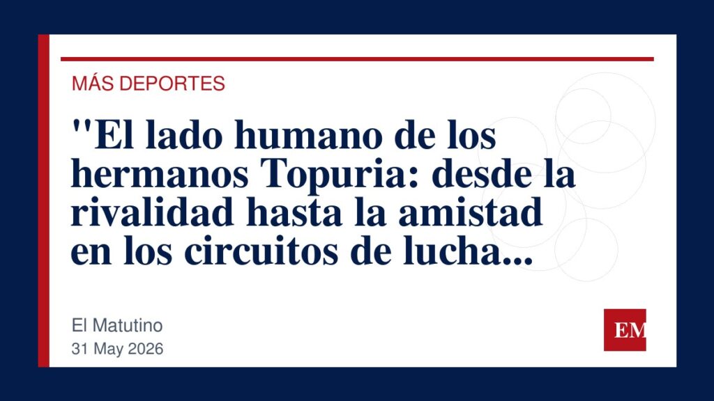Imagen editorial de El Matutino para “El lado humano de los hermanos Topuria: desde la rivalidad hasta la amistad en los circuitos de lucha libre”