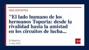 Imagen editorial de El Matutino para “El lado humano de los hermanos Topuria: desde la rivalidad hasta la amistad en los circuitos de lucha libre”
