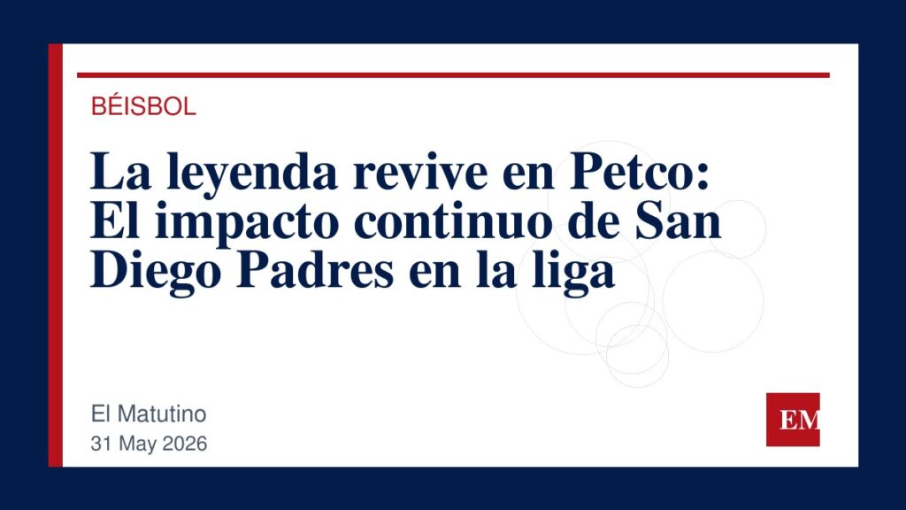 Imagen editorial de El Matutino para La leyenda revive en Petco: El impacto continuo de San Diego Padres en la liga