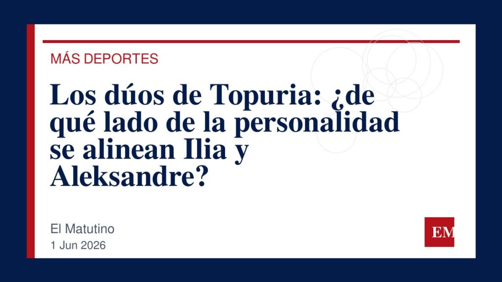 Imagen editorial de El Matutino para Los dúos de Topuria: ¿de qué lado de la personalidad se alinean Ilia y Aleksandre?