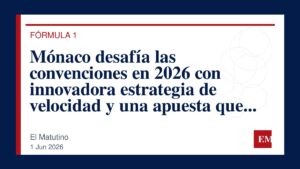 Imagen editorial de El Matutino para Mónaco desafía las convenciones en 2026 con innovadora estrategia de velocidad y una apuesta que sorprende
