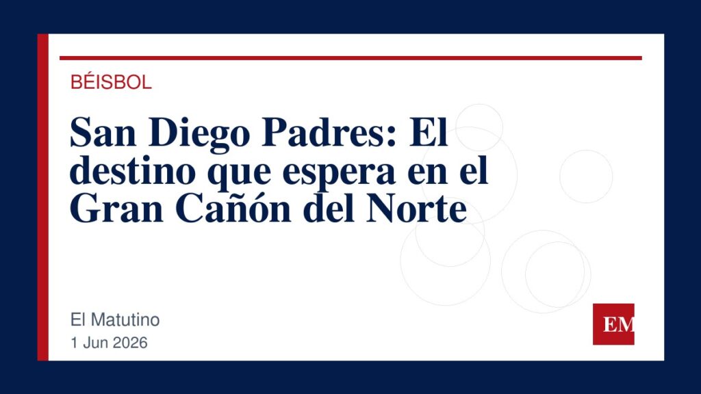 Imagen editorial de El Matutino para San Diego Padres: El destino que espera en el Gran Cañón del Norte