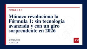 Imagen editorial de El Matutino para Mónaco revoluciona la Fórmula 1: sin tecnología avanzada y con un giro sorprendente en 2026
