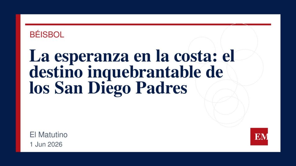 Imagen editorial de El Matutino para La esperanza en la costa: el destino inquebrantable de los San Diego Padres
