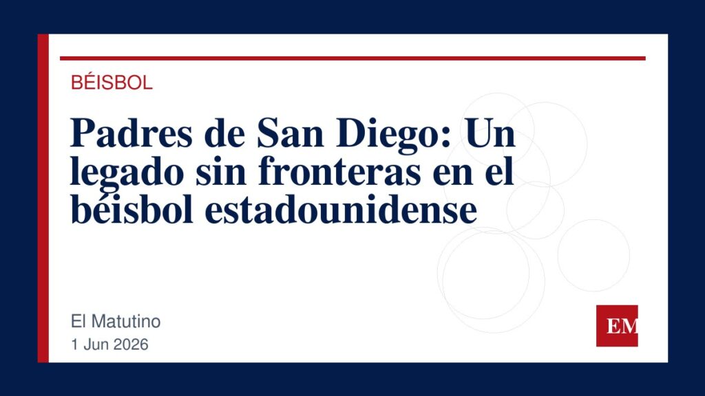 Imagen editorial de El Matutino para Padres de San Diego: Un legado sin fronteras en el béisbol estadounidense