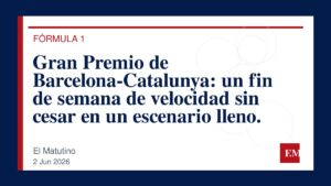 Imagen editorial de El Matutino para Gran Premio de Barcelona-Catalunya: un fin de semana de velocidad sin cesar en un escenario lleno.