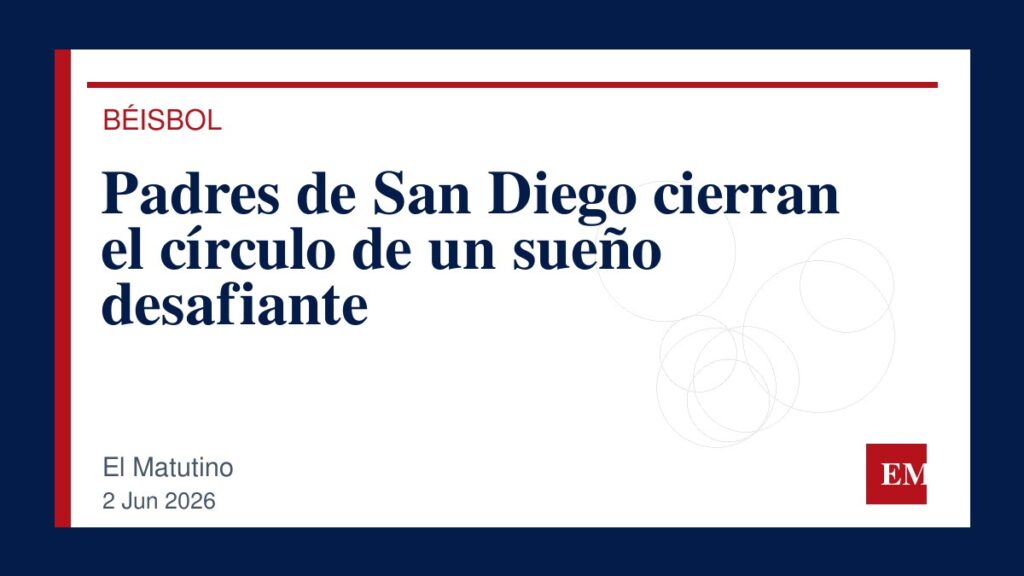 Imagen editorial de El Matutino para Padres de San Diego cierran el círculo de un sueño desafiante