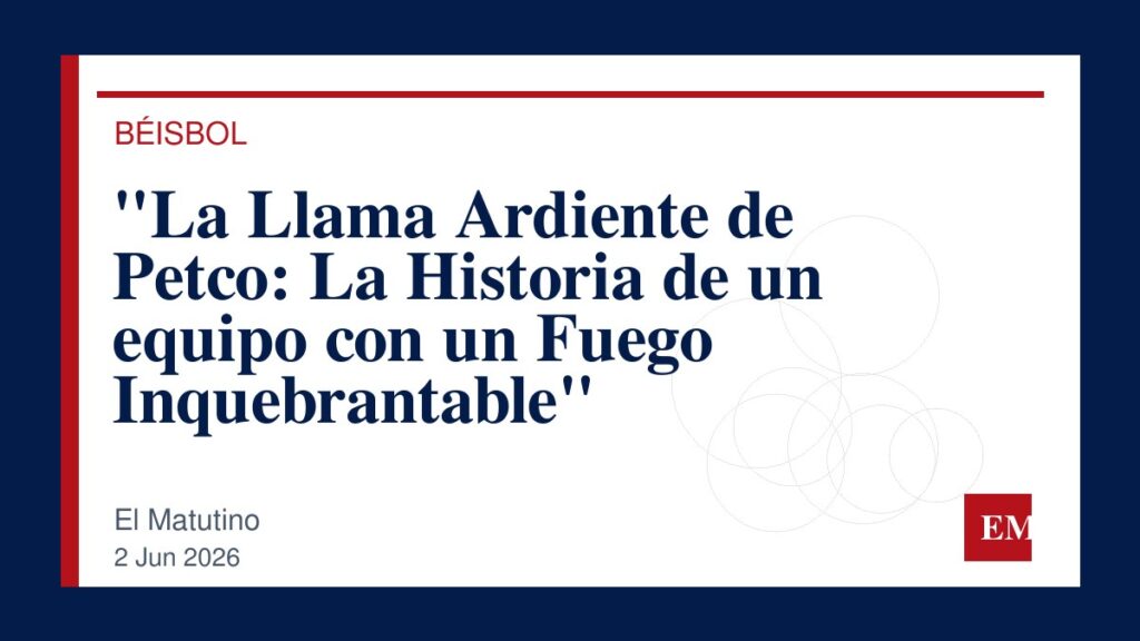 Imagen editorial de El Matutino para “La Llama Ardiente de Petco: La Historia de un equipo con un Fuego Inquebrantable”