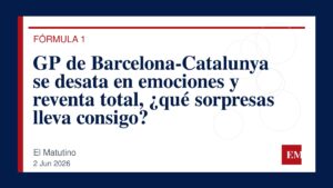 Imagen editorial de El Matutino para GP de Barcelona-Catalunya se desata en emociones y reventa total, ¿qué sorpresas lleva consigo?