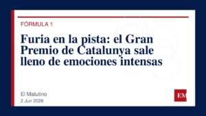 Imagen editorial de El Matutino para Furia en la pista: el Gran Premio de Catalunya sale lleno de emociones intensas
