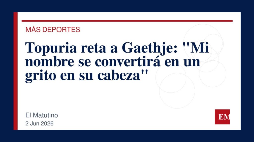 Imagen editorial de El Matutino para Topuria reta a Gaethje: “Mi nombre se convertirá en un grito en su cabeza”