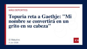 Imagen editorial de El Matutino para Topuria reta a Gaethje: “Mi nombre se convertirá en un grito en su cabeza”