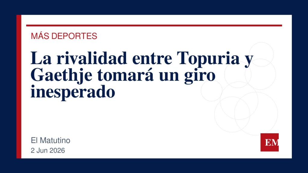 Imagen editorial de El Matutino para La rivalidad entre Topuria y Gaethje tomará un giro inesperado